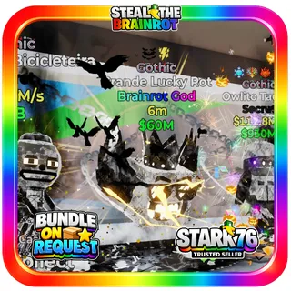 Gothic Grande Lucky Rot Brainrot God 6m Fortnite Steal The Brainrot