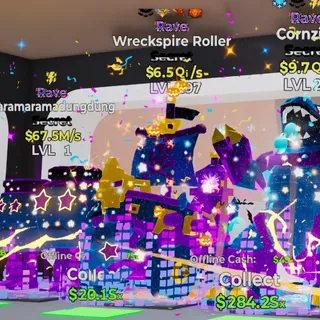 RAVE WRECKSPIRE ROLLER 6.5QI/S LVL 197 4 TRAITS FORTNITE STEAL THE BRAINROT