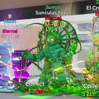 JUNGLE SUNCULUS FERRIS 3.2QI/S LVL 175 FORTNITE STEAL THE BRAINROT
