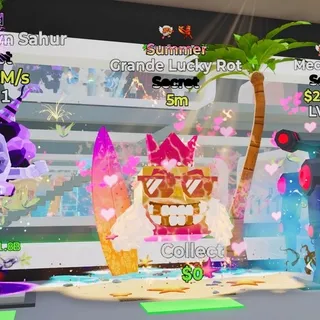 Summer Grande Lucky Rot 2 Trait Fortnite Steal the Brainrot