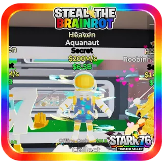 Aquanaut Heaven Secret 200M/s Fortnite Steal The Brainrot 