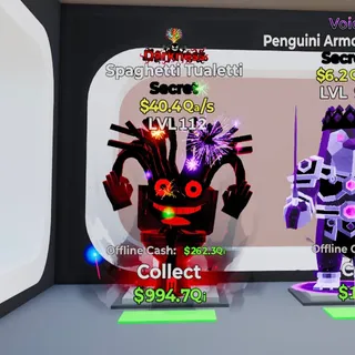 Darkness Spaghetti Tualetti 40.4Qa/s Steal the Brainrot Fortnite