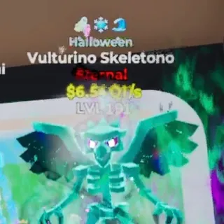HALLOWEEN VULTURINO SKELETONO