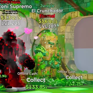 JUNGLE EL CRUNCHADOR 3.6QI/S LVL 187 FORTNITE STEAL THE BRAINROT