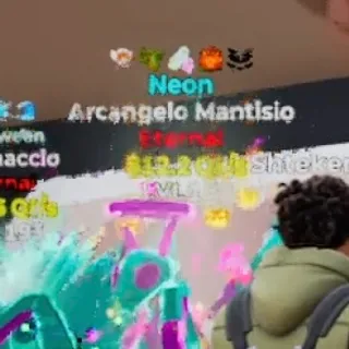 NEON ARCANGELO MANTISIO