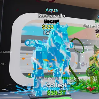 AQUA MECCAVALLO 333M/s FORTNITE STEAL THE BRAINROT