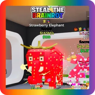 Steal the Brainrot Strawberry Elephant Secret 165M/s