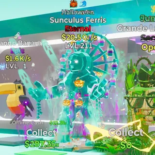 HALLOWEEN SUNCULUS FERRIS 20.5Qi/s LVL 211 FORTNITE STEAL THE BRAINROT