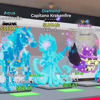 Diamond Capitano Krakenfire 150M/s Steal the Brainrot Fortnite