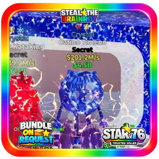 Crystal Catino Timeno 201.2M/s Fortnite Steal The Brainrot
