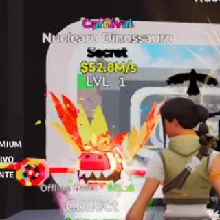 CARNIVAL NUCLEARO DINOSSAURO 52.8M/s STEAL THE BRAINROT FORTNITE