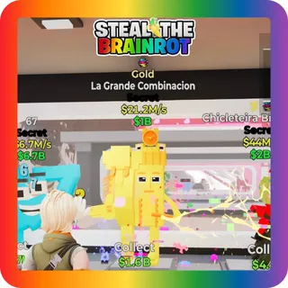 Steal The Brainrot – Gold La Grande Combinacion Secret 21.2M/s
