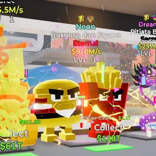 NEON Burguro dan Fryuro Secret Fortnite Steal The Brainrot