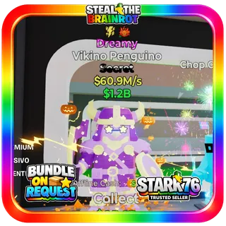 Dreamy Vikino Pinguino 60.9M/s Fortnite Steal The Brainrots