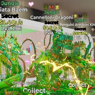 JUNGLE CANNELLONI DRAGONI 9.6QI/S FORTNITE STEAL THE BRAINROT