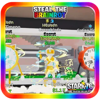 Heaven Coccoblade Secret 127.5M/s Fortnite Steal The Brainrot