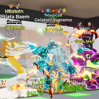 MAGICAL GELATONI SUPREMO 8QI/S LVL 183 5 TRAITS FORTNITE STEAL THE BRAINROT
