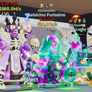 HALLOWEEN SALSICINO FURIOSINO 2 TRAITS 3.1Qi/s LVL 171 FORTNITE STEAL THE BRAINROT