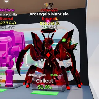 DARKNESS ARCANGELO MANTISIO 15.2Qi/s LVL 221 FORTNITE STEAL THE BRAINROT