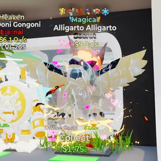 MAGICAL ALLIGARTO ALLIGARTO 9QI/S LVL 197 6 TRAITS FORTNITE STEAL THE BRAINROT