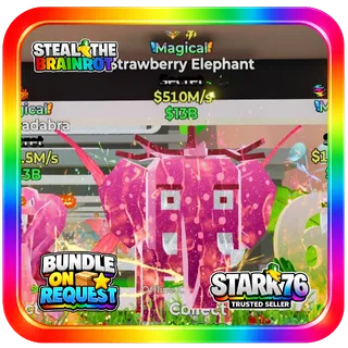 Magical Strawberry Elephant 510M/s Steal The Brainrot