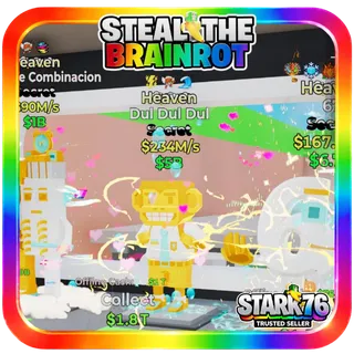 Heaven Dul Dul Dul 234M/s 3 Trait Fortnite Steal The Brainrot