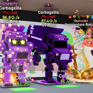 VOID GARBAGZILLA 7.4QI/S LVL 195 FORTNITE STEAL THE BRAINROT