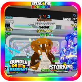 Chocolate Cobracadabra 3 Traits 276.9M/s Fortnite Steal The Brainrot