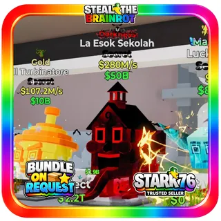 Darkness La Esok Sekolah 1 Trait 280M/s Fortnite Steal The Brainrot