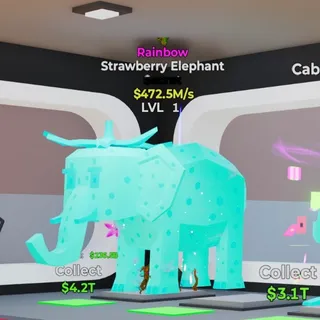 RAINBOW STRAWBERRY ELEPHANT STEAL THE BRAINROT FORTNITE