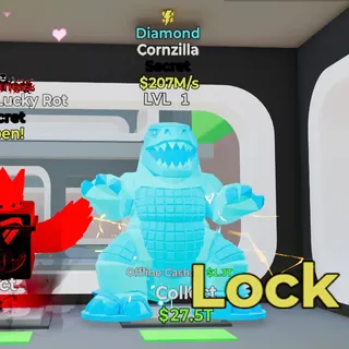 Diamond Cornzilla 207M/s 1 Traits Fortnite Steal the Brainrot