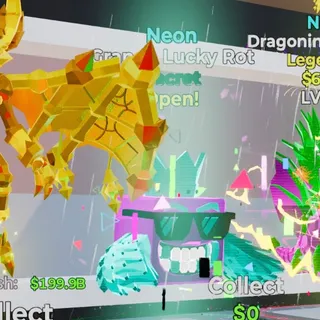 NEON GRANDE LUCKY ROT FORTNITE STEAL THE BRAINROt