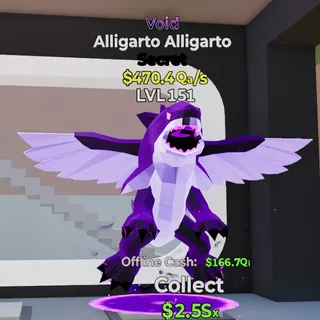 Void Alligarto Alligarto 470.4Qa/s Fortnite Steal the Brainrot