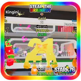 Gold 21 Fortnite Steal The Brainrot