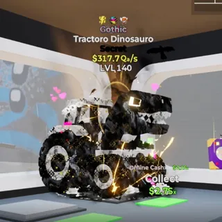 GOTHIC TRACTORO DINOSAURO 3 TRAIT STEAL THE BRAINROT FORTNITE
