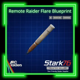 Remote Raider Flare Blueprint 📗