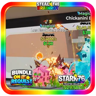 Magical Los Esok Sekolitos 140M/s Fortnite Steal The Brainrot