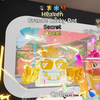 Heaven Grande Lucky Rot 4 Trait Steal the Brainrot Fortnite