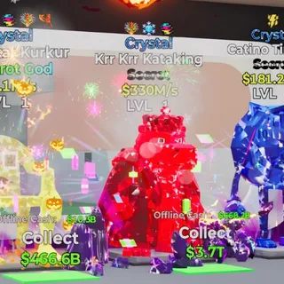CRYSTAL KRR KRR KATAKING 3 TRAITS 330M/S STEAL THE BRAINROT FORTNITE