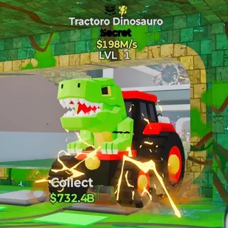 TRACTORO DINOSAURO 198M/S LVL 1 FORTNITE STEAL THE BRAINROT