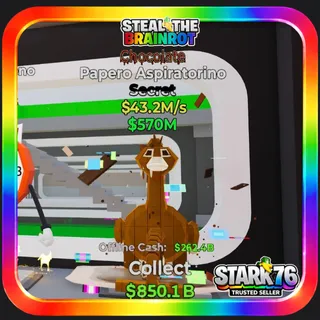 Chocolate Papero Aspiratorino 43.2M/s Steal The Brainrot