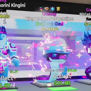 Galaxy Linguicine Serpentine 3.3M/s Steal the Brainrot Fortnite