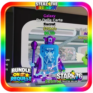 Galaxy Re Delle Carte 70M/s Fortnite Steal The Brainrot