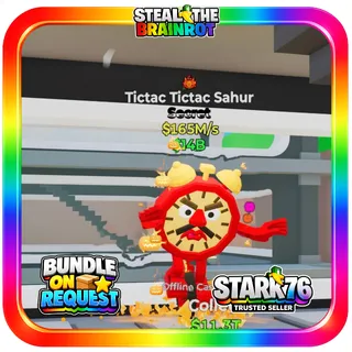 Tictac Tictac Sahur 165M/s Steal The Brainrot Secret