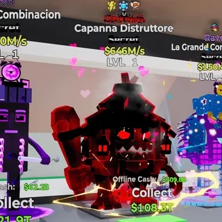 DARKNESS CAPANNA DISTRUTTORE 646M/S LVL 1 FORTNITE STEAL THE BRAINROT