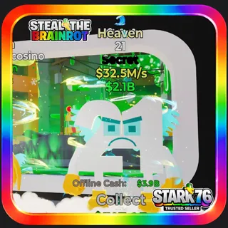 Heaven 21 32.5M/s (1 Trait) Steal The Brainrot