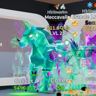 HALLOWEEN MECCAVALLO 11.6Qi/s LVL 217 FORTNITE STEAL THE BRAINROT