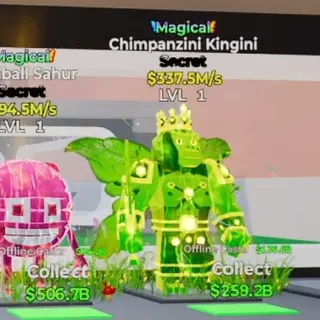 MAGICAL CHIMPANZINI KINGINI STEAL THE BRAINROT FORTNITE