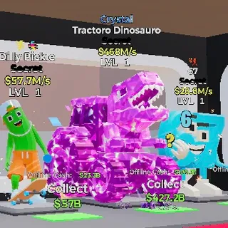 CRYSTAL TRACTORO DINOSAURO STEAL THE BRAINROT FORTNITE