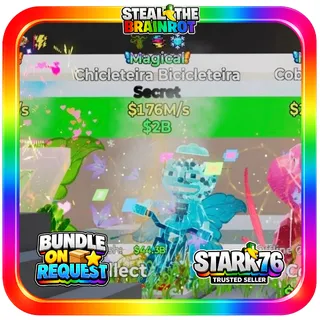 Chicleteira Bicicleteira Magical 176M/s Fortnite Steal The Brainrot
